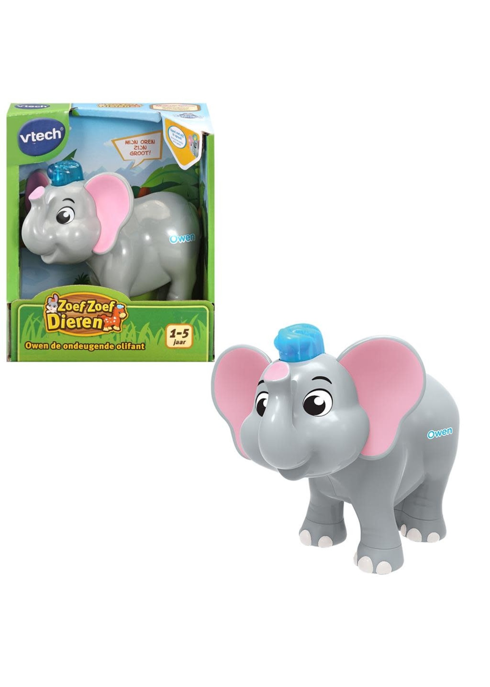 Vtech VTECH ZOEF ZOEF OWEN DE ONDEUGENDE OLIFANT