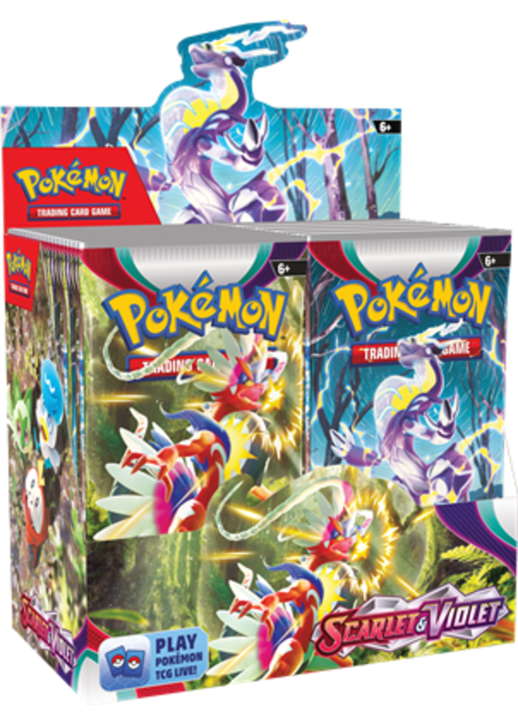 pokemon POKEMON TCG SCARLET & VIOLET BOOSTER PACK (per pakje)