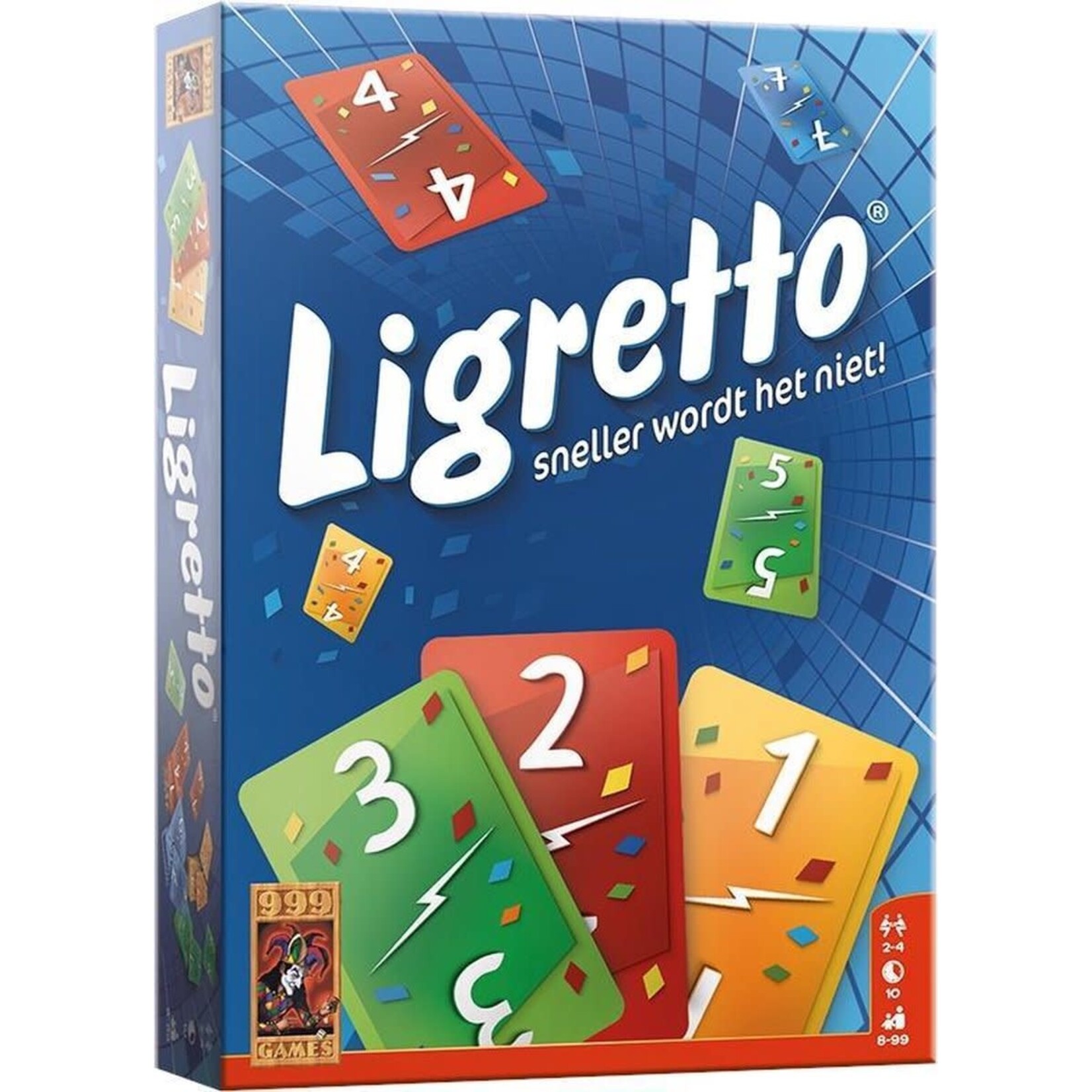 999 Games SPEL Ligretto blauw
