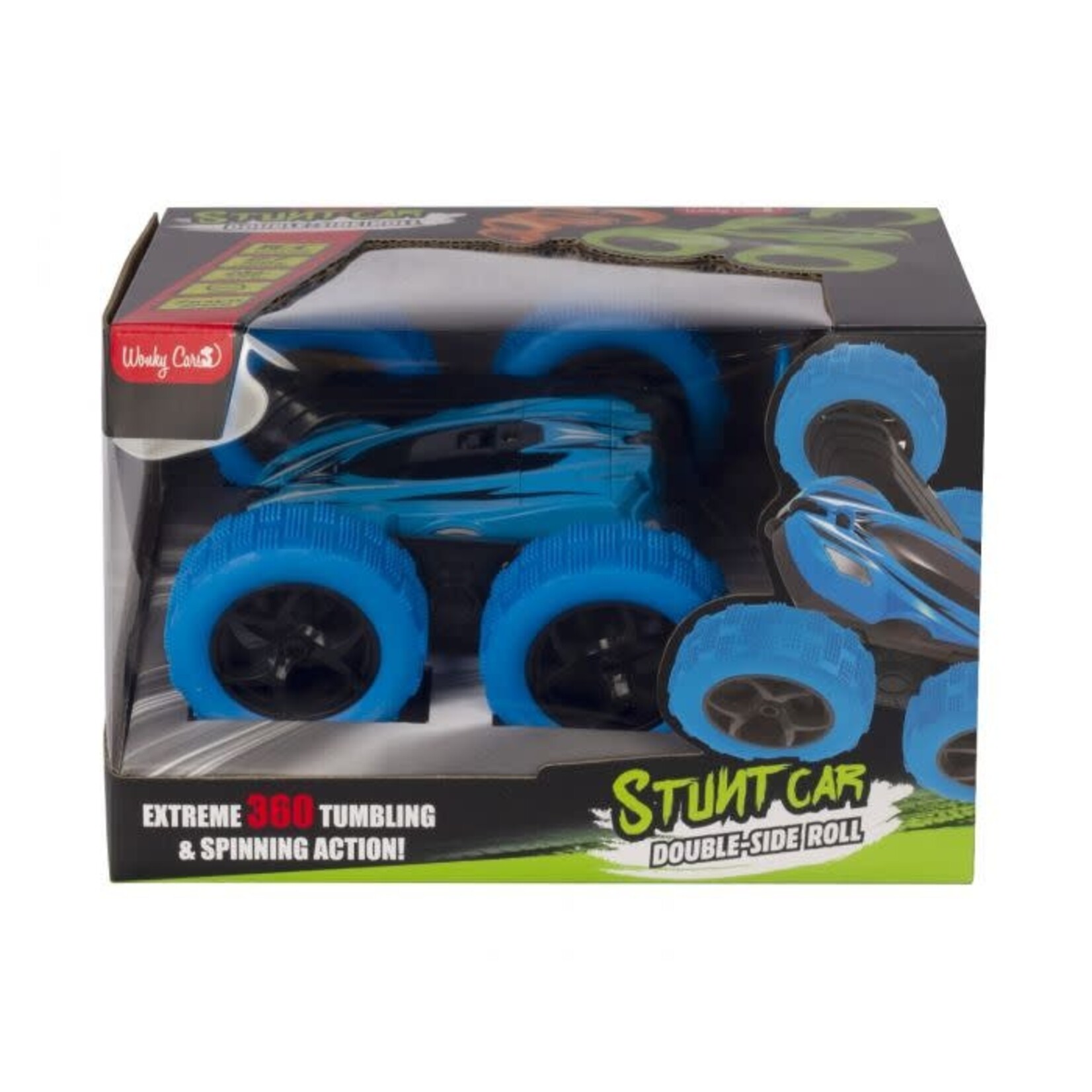 WonkyCars Wonky Cars - Stunt Car - 360° - RC - BLAUW