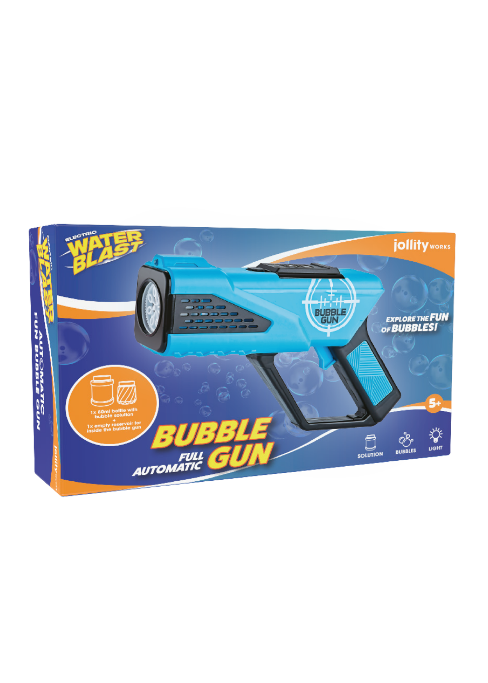 Jolly Waterblast Waterblast Bubble Gun Blue