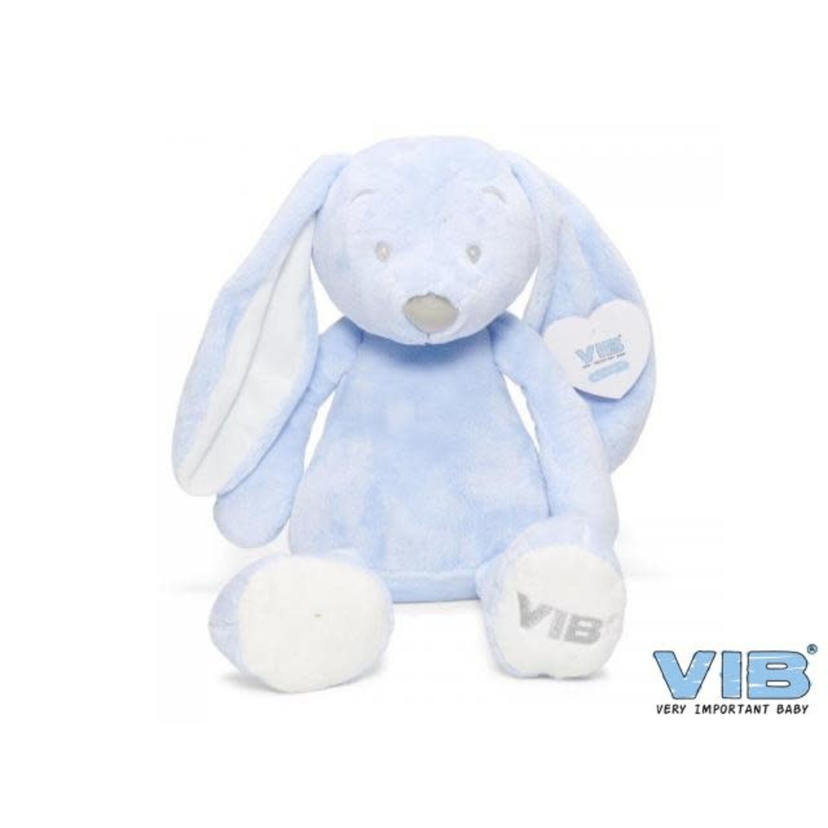 VIB Pluche Konijn GROOT Lange Benen 60cm BLAUW
