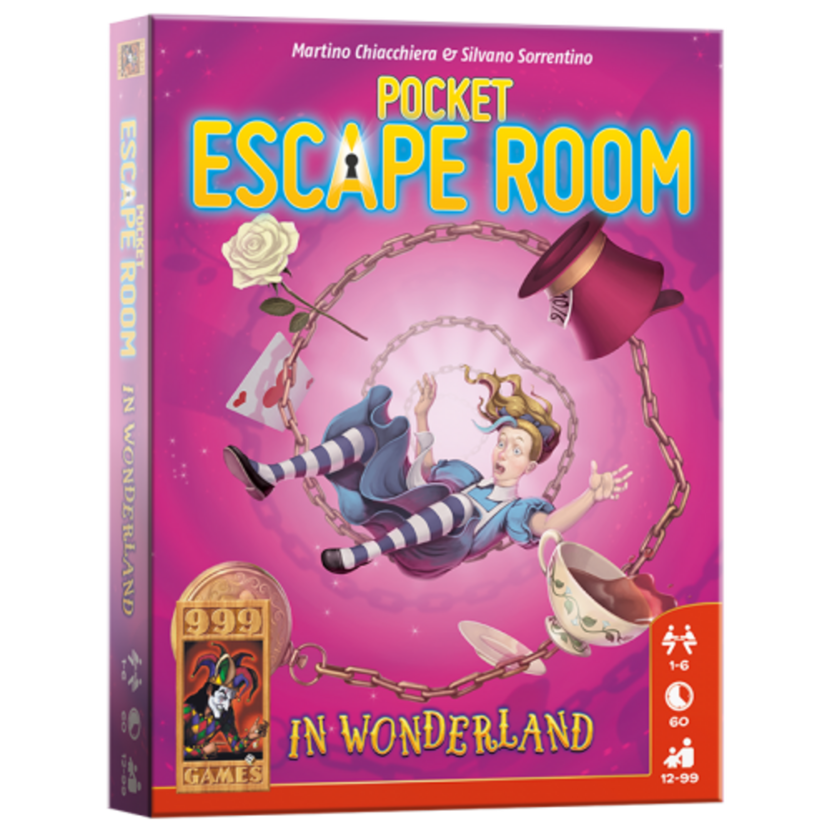 999 Games SPEL Pocket Escape Room: in Wonderland