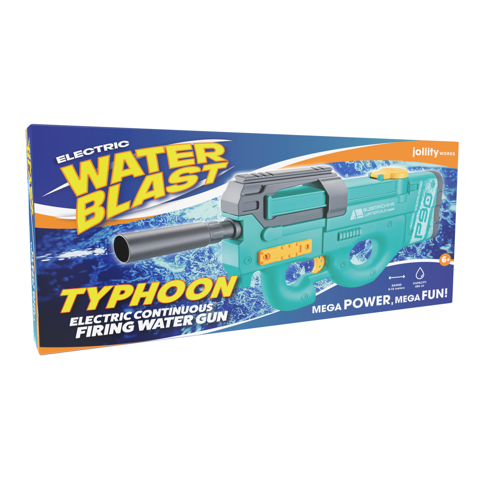 Jolly Waterblast Electric Watergun Typhoon Green