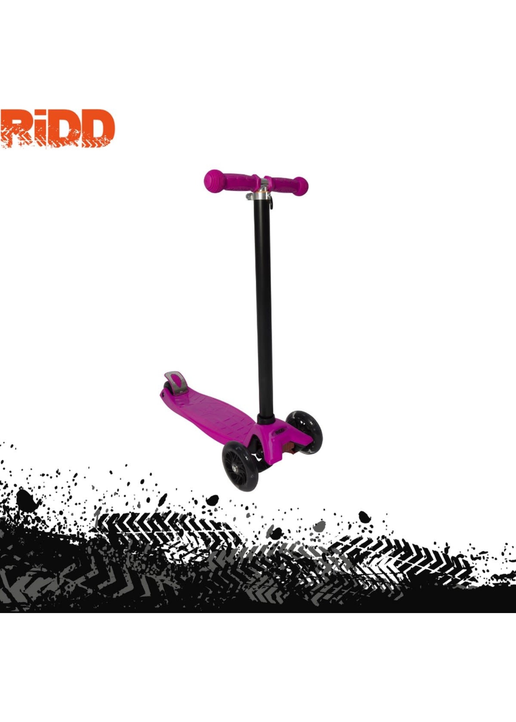 Ridd RiDD Kids Scooter - - Vanaf 3 jaar - 2 Achterwielen met LED verlichting