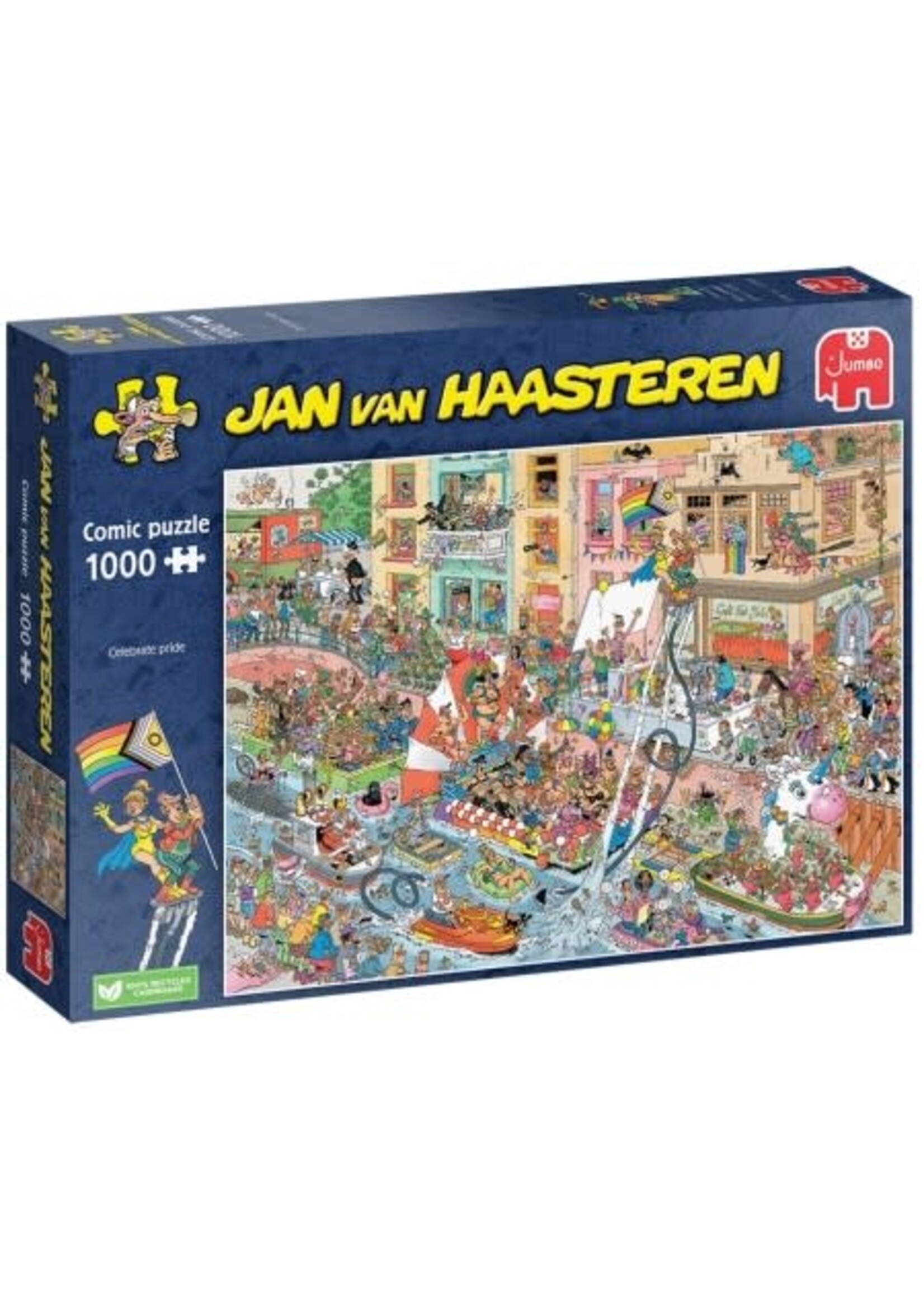 Jumbo PUZZEL Celebrate Pride! - Jan van Haasteren (1000)