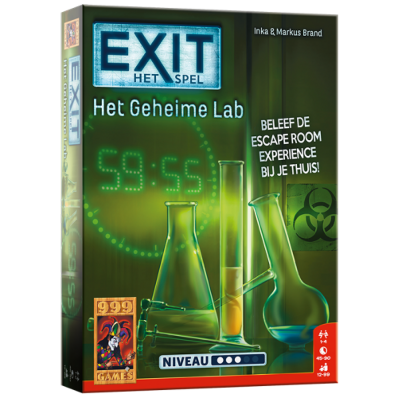 999 Games SPEL EXIT - Het Geheime Lab - Breinbreker