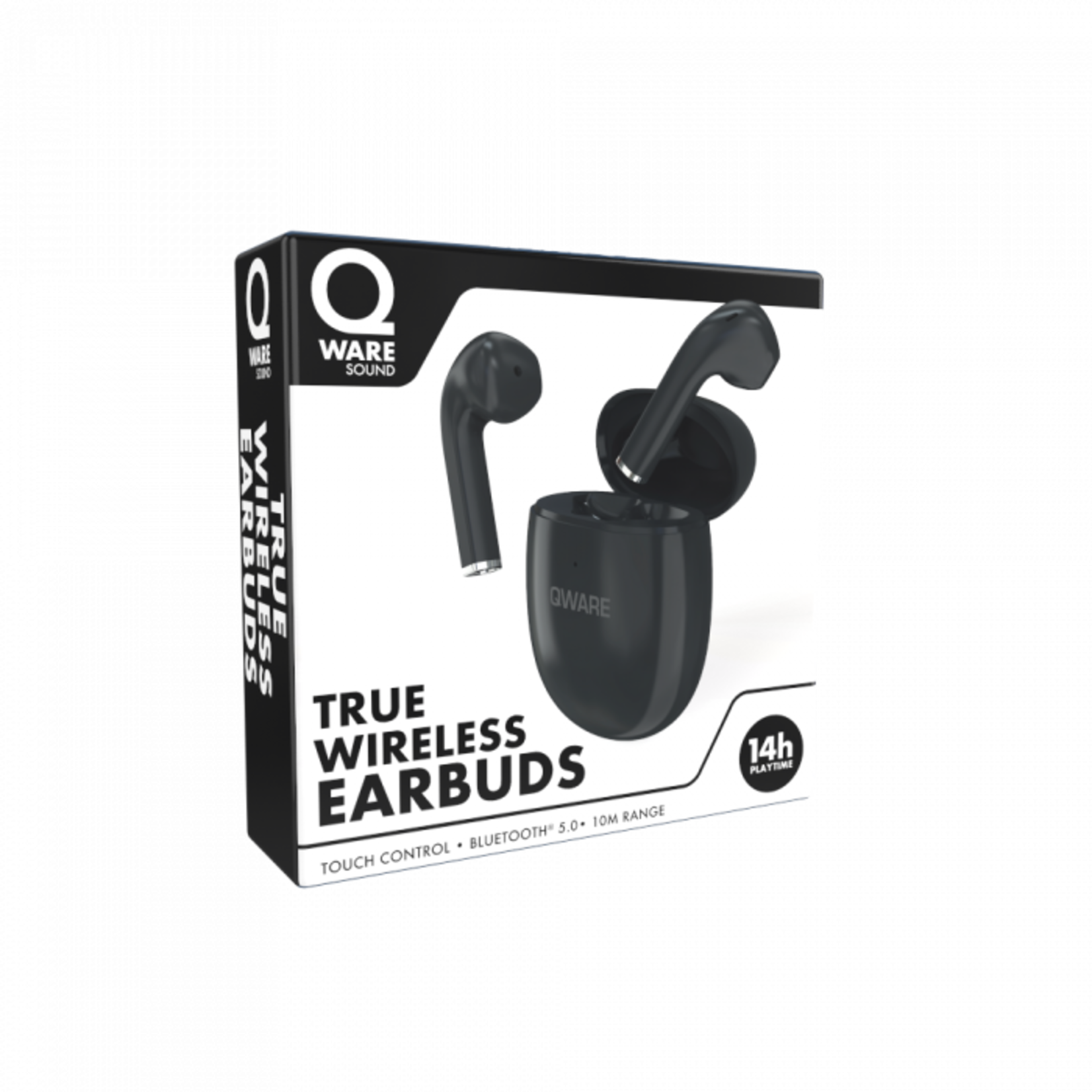Qware Qware Sound True draadloze oordopjes - zwart