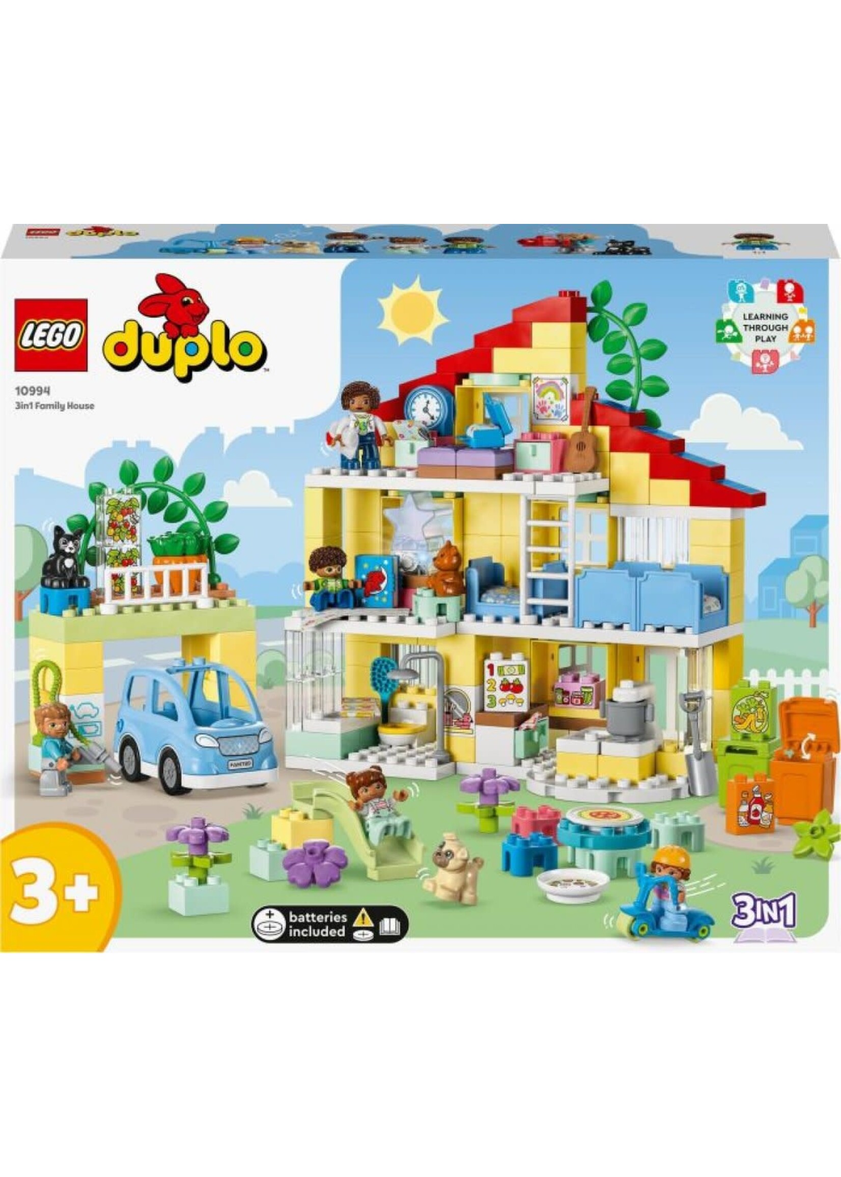 Lego LEGO DUPLO 3in1 Familiehuis Poppenhuis - 10994