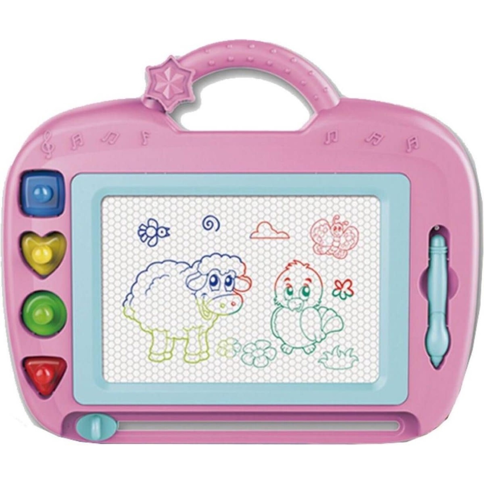 jolly creative KINDER TEKENBORD ROZE