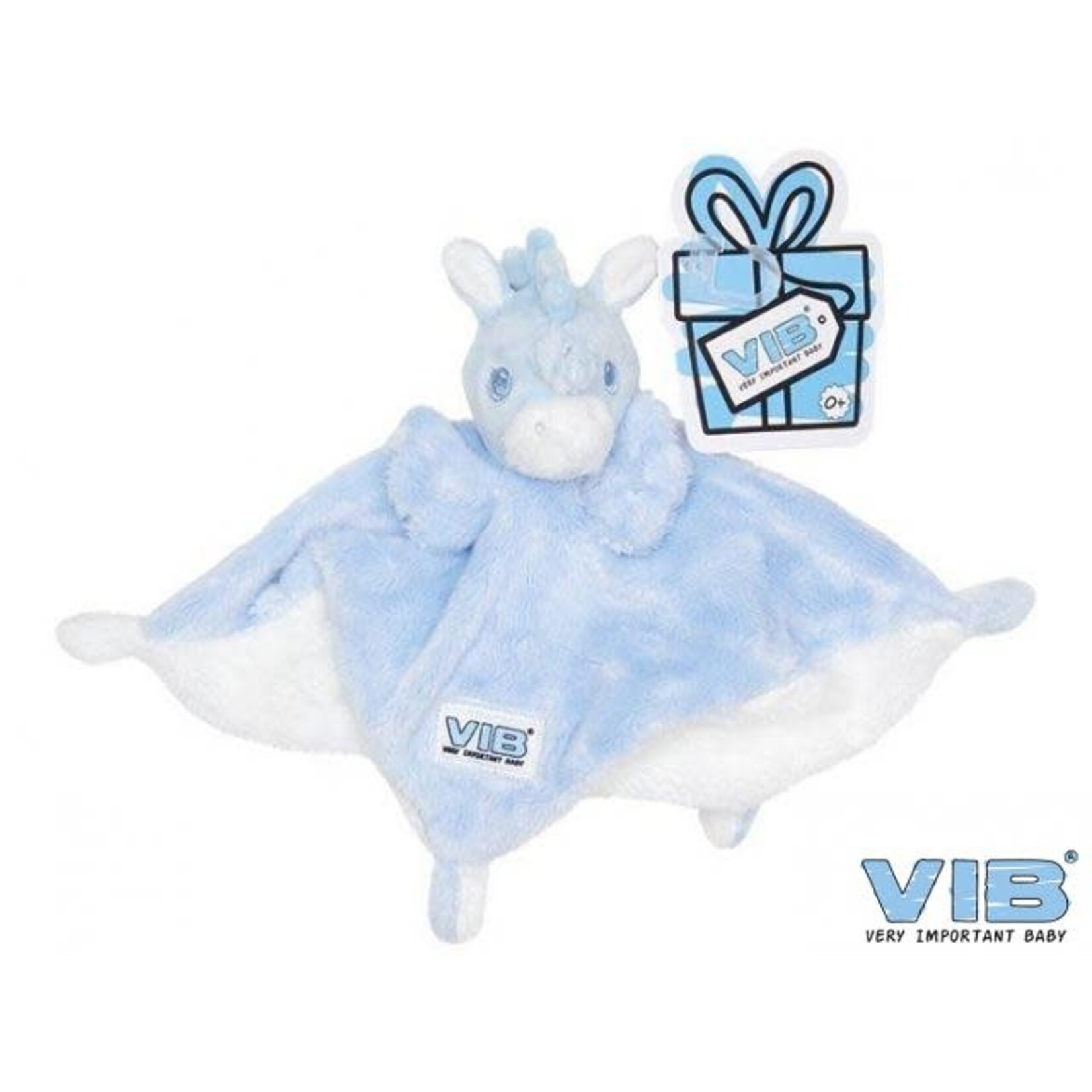 VIB KNUFFELDOEKJE UNICORN BLAUW