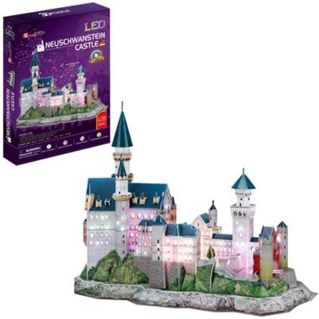 Cubic Fun CUBIC FUN 3D PUZZEL NEUSCHWANSTEIN CASTLE LED