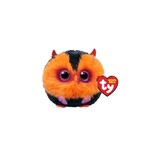 Ty TY TEENY PUFFIES HALLOWEEN OWL ORANGE 10CM