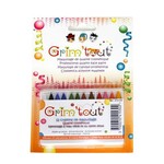 Grimtout SCHMINKPOTLODEN DOOS 12 KLEUREN