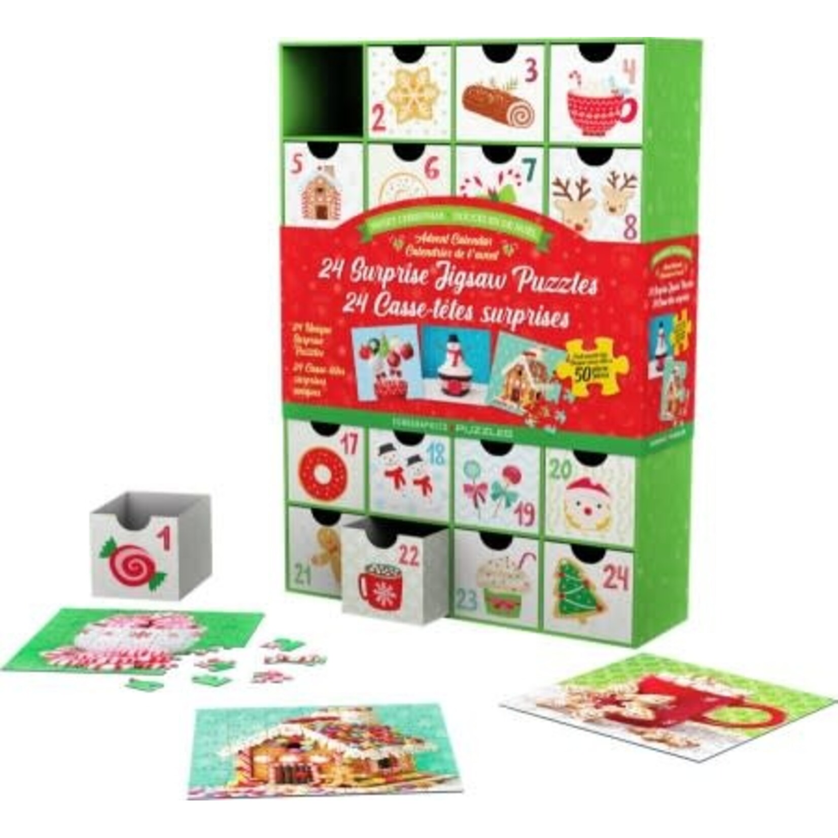 Eurographics Advent Calendar - Christmas Sweets - 24 puzzels