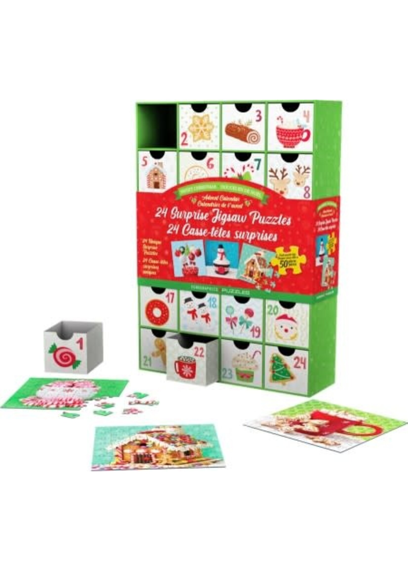 Eurographics Advent Calendar - Christmas Sweets - 24 puzzels