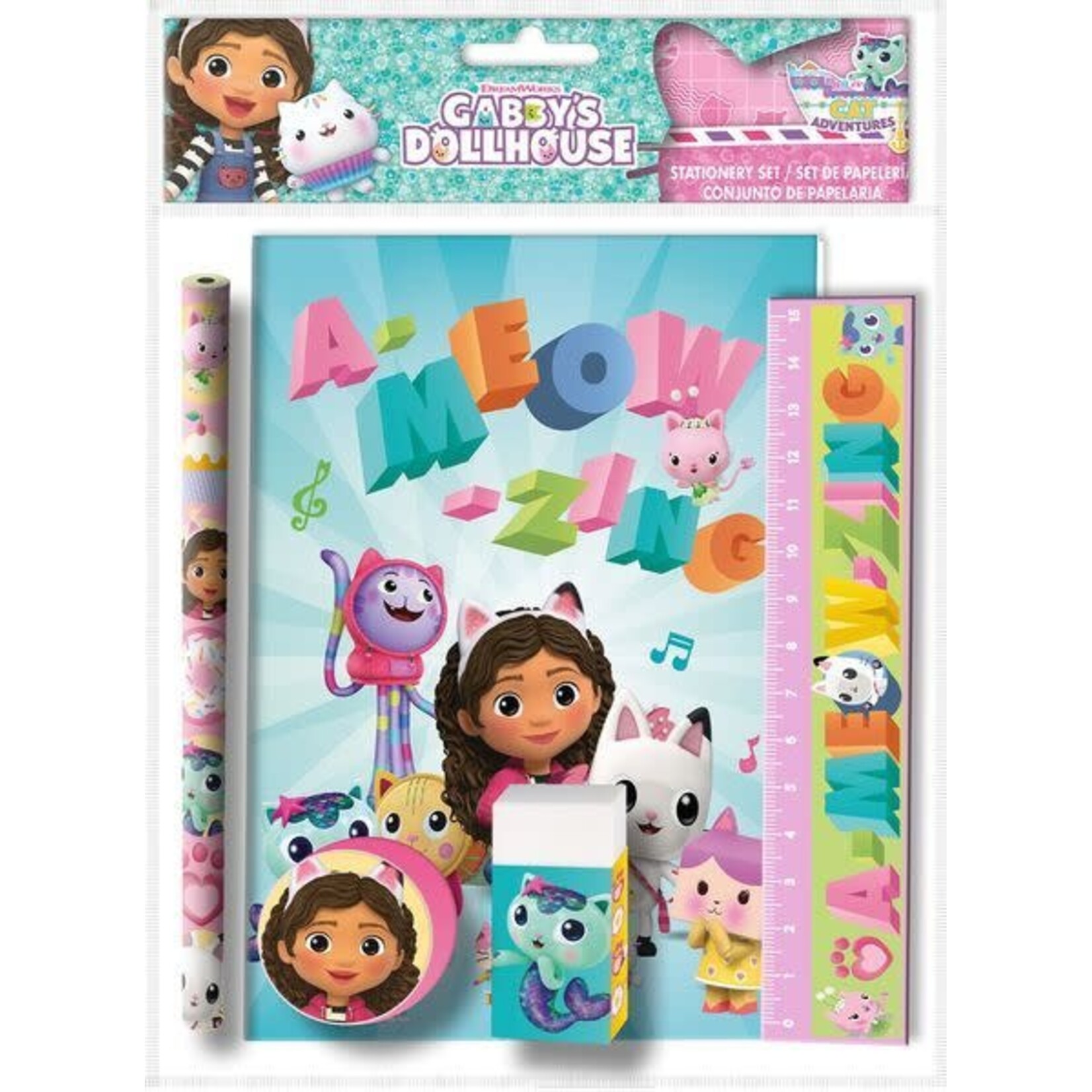 Gabbys Dollhouse Gabby's Poppenhuis Schrijfset