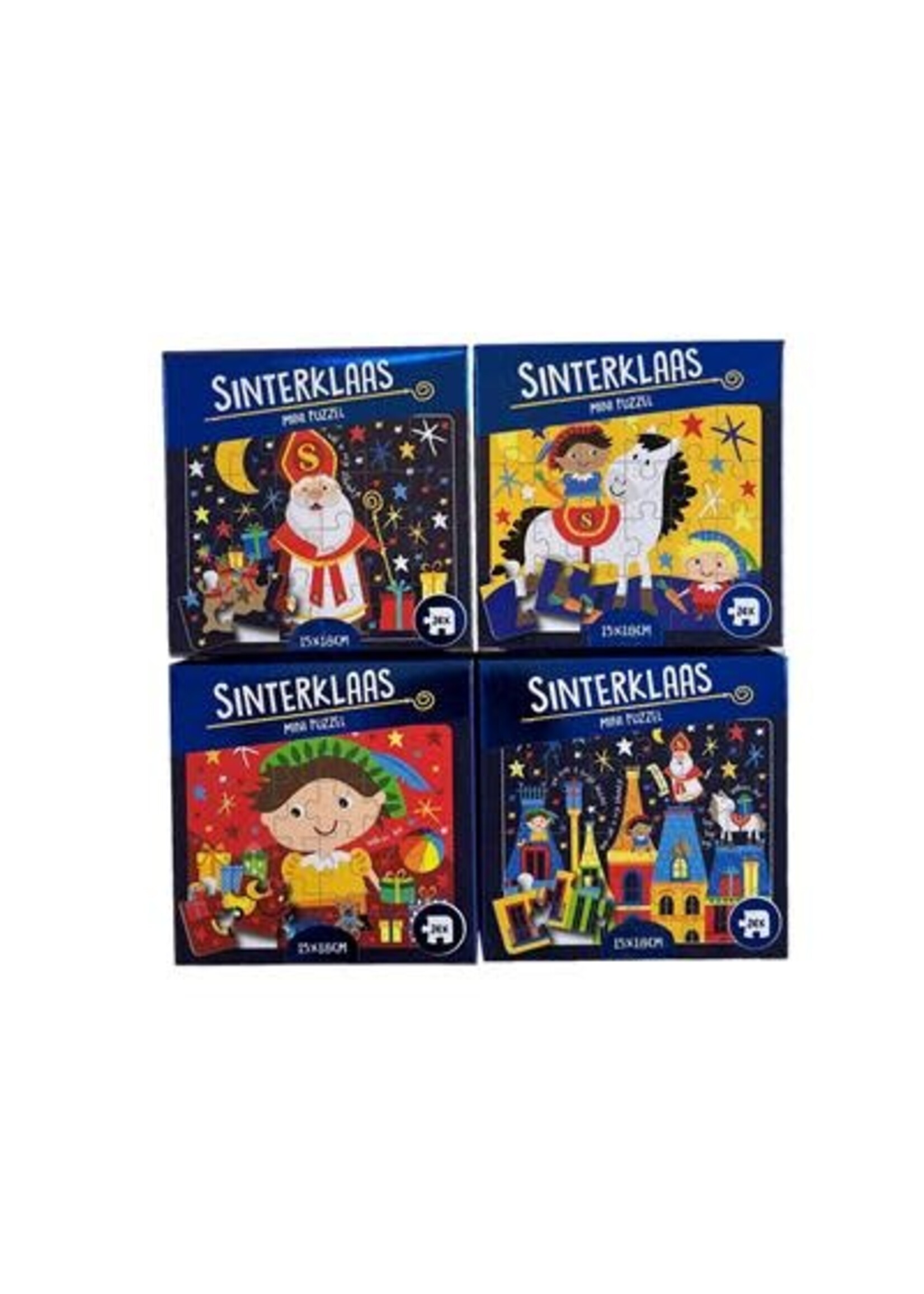 Sinterklaas SINTERKLAAS MINI PUZZEL 15X18CM 24ST ASS.