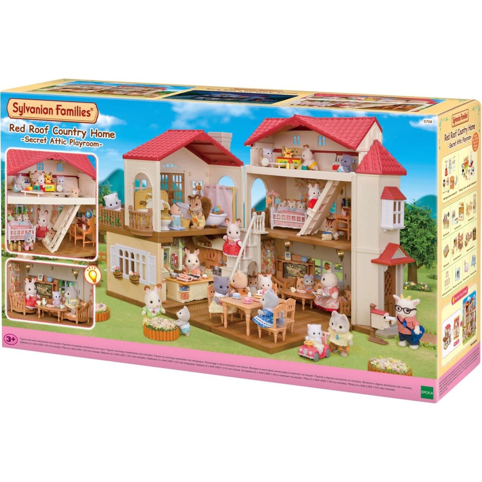 Sylvanian Families SYLVANIAN FAMILIES GROOT POPPENHUIS MET GEHEIME SPEELKAMER 5708