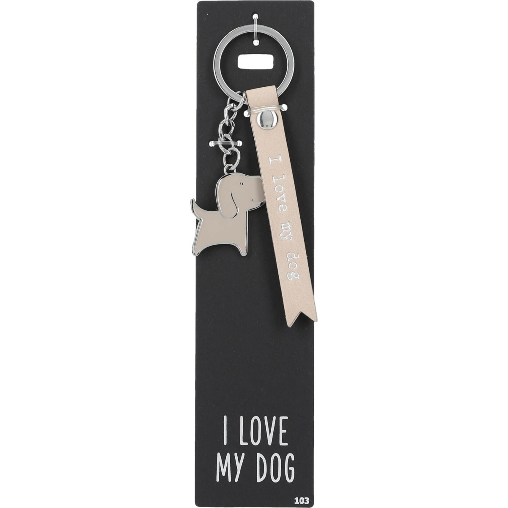 Depesche SLEUTELHANGER I Love My Dog