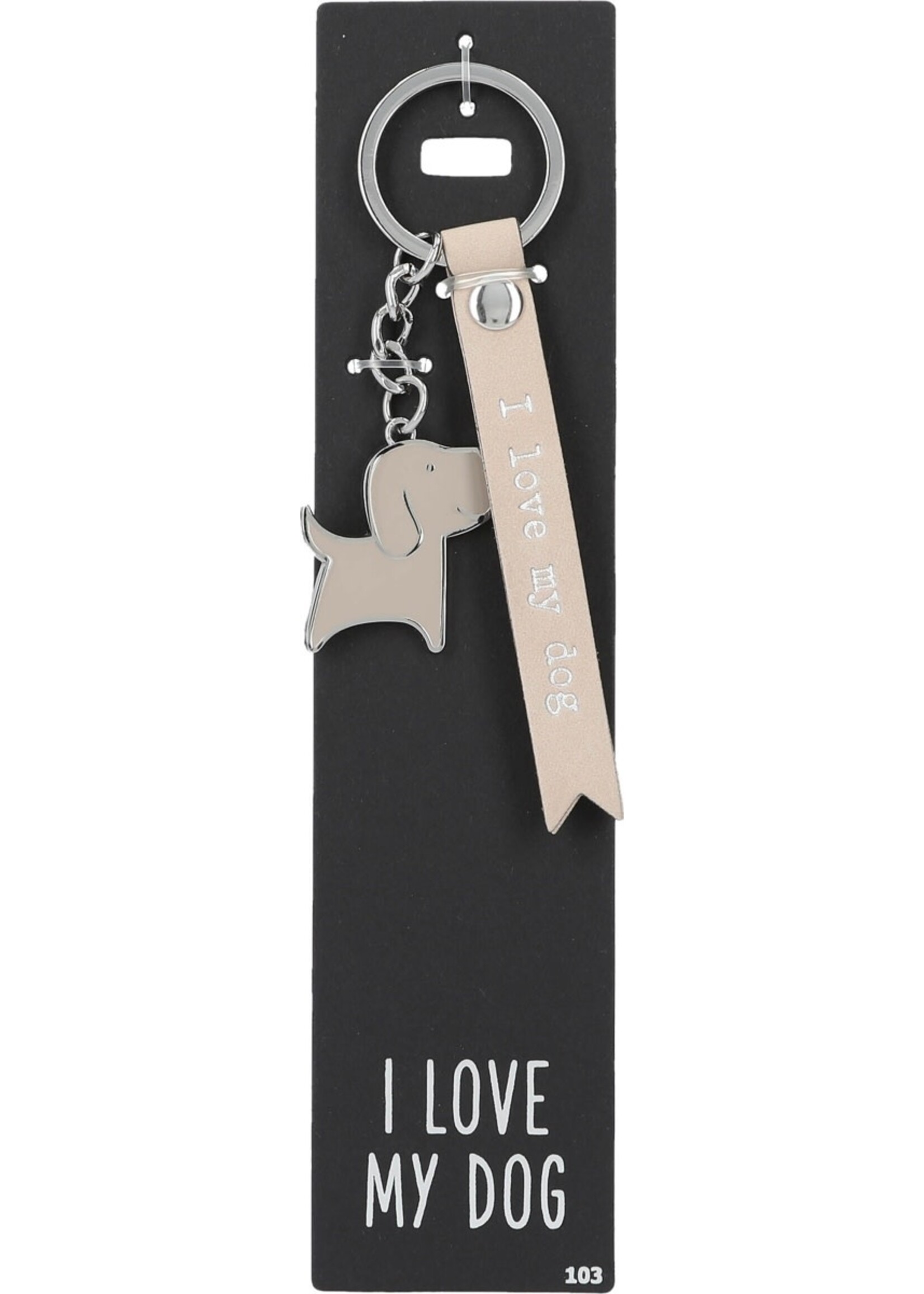 Depesche SLEUTELHANGER I Love My Dog