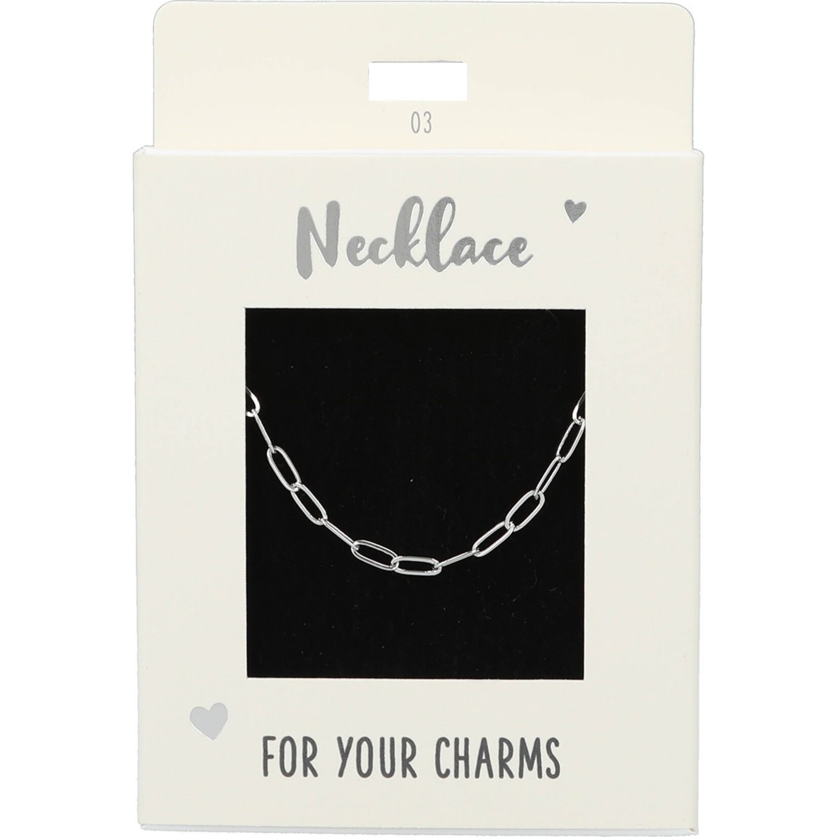 Express Yourself Ketting zilverkleurig grote schakel