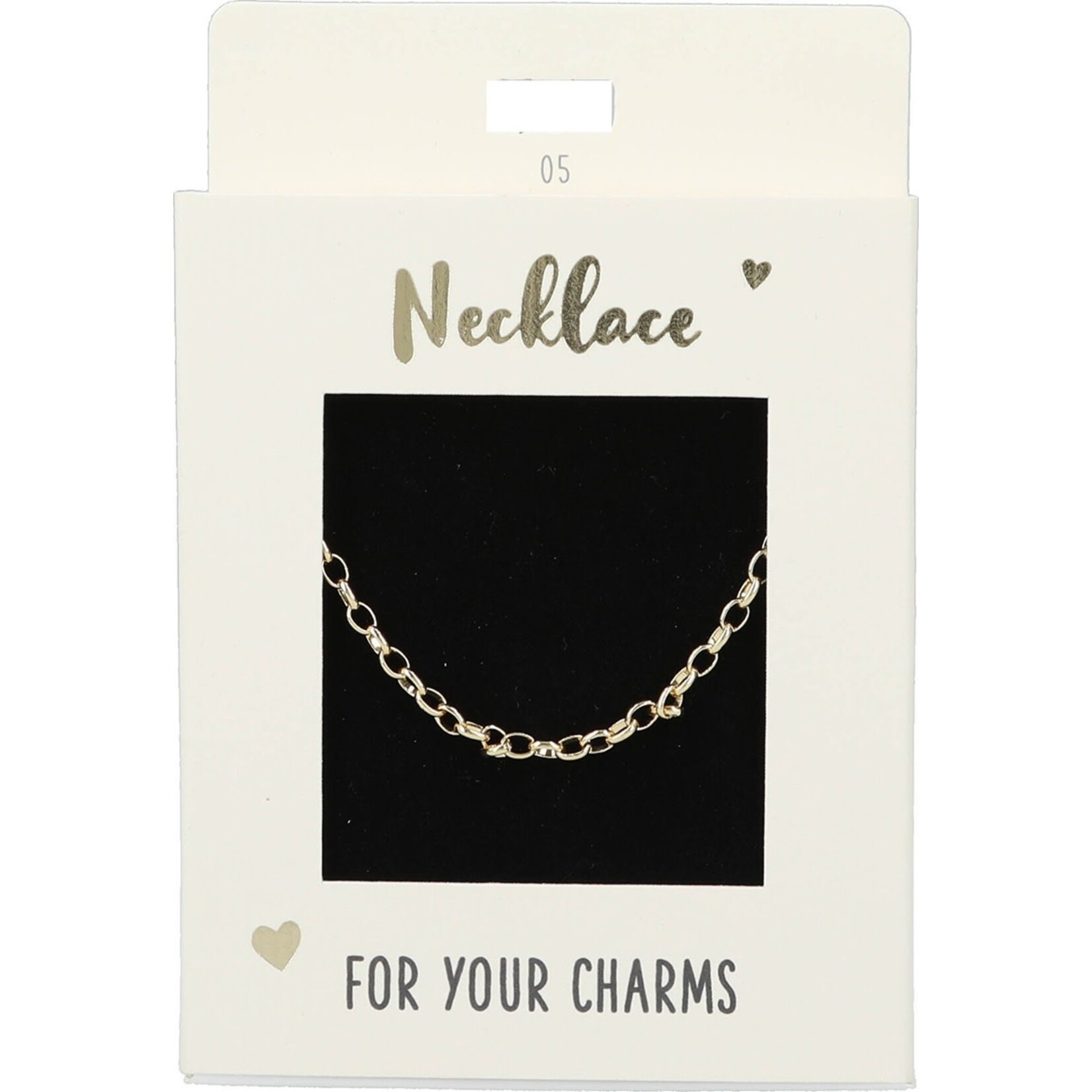 Express Yourself Ketting goudkleurig  medium schakel