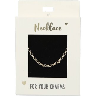 Express Yourself Ketting goudkleurig  medium schakel