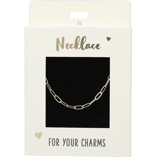 Express Yourself Ketting goudkleurig  grote schakel