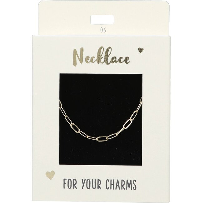 Express Yourself Ketting goudkleurig  grote schakel