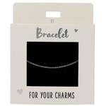 Express Yourself Armband zilverkleurig kleine schakel