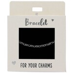 Express Yourself Armband zilverkleurig medium schakel