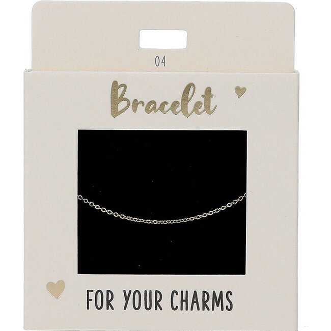 Express Yourself Armband goudkleurig kleine schakel