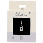 Express Yourself Hanger Letter B zilverkleurig