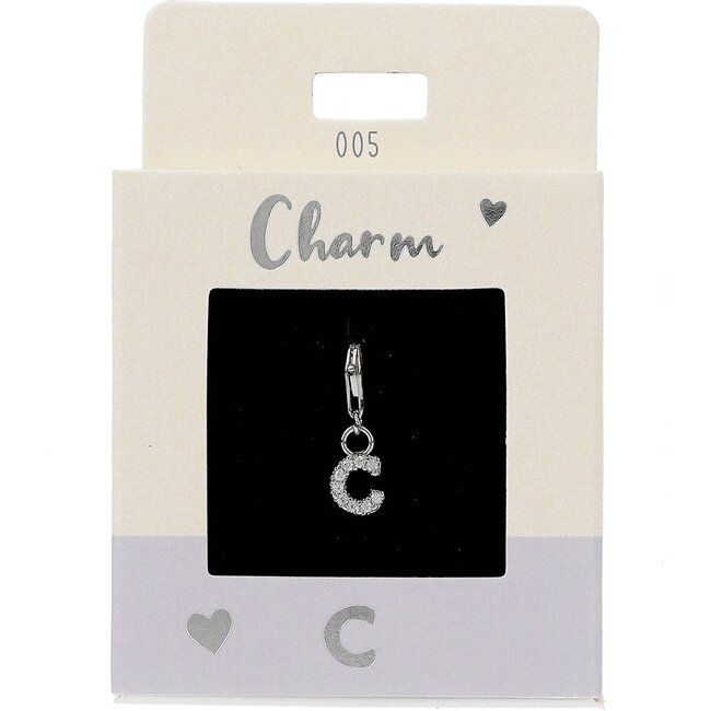 Express Yourself Hanger Letter C zilverkleurig