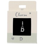 Express Yourself Hanger Letter D zilverkleurig