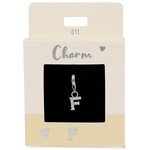 Express Yourself Hanger Letter F zilverkleurig