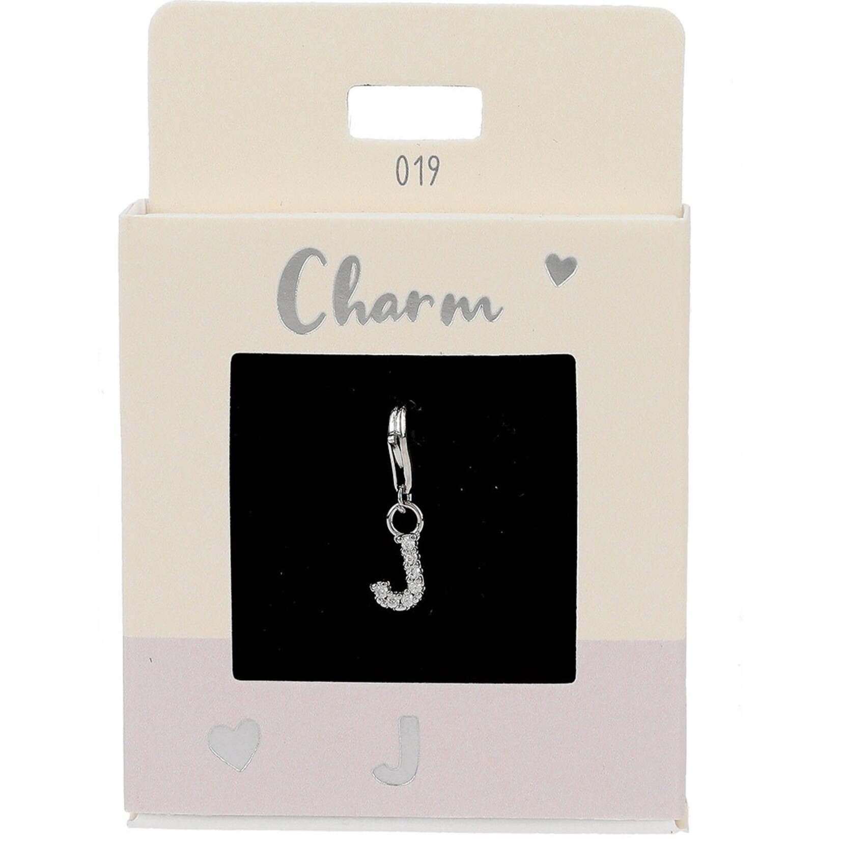 Express Yourself Hanger Letter J zilverkleurig