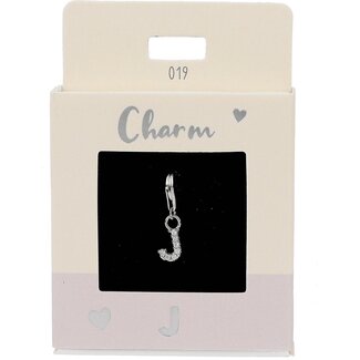 Express Yourself Hanger Letter J zilverkleurig