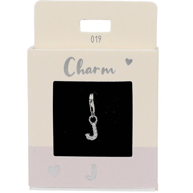 Express Yourself Hanger Letter J zilverkleurig