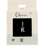 Express Yourself Hanger Letter K zilverkleurig