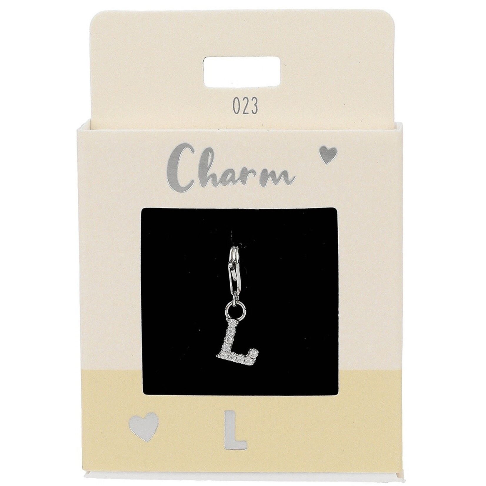 Express Yourself Hanger Letter L zilverkleurig