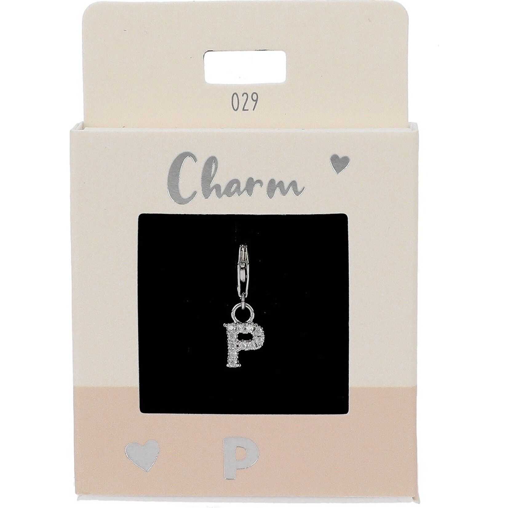 Express Yourself Hanger Letter P zilverkleurig