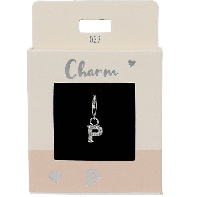 Express Yourself Hanger Letter P zilverkleurig
