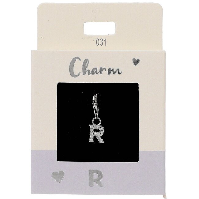 Express Yourself Hanger Letter R zilverkleurig
