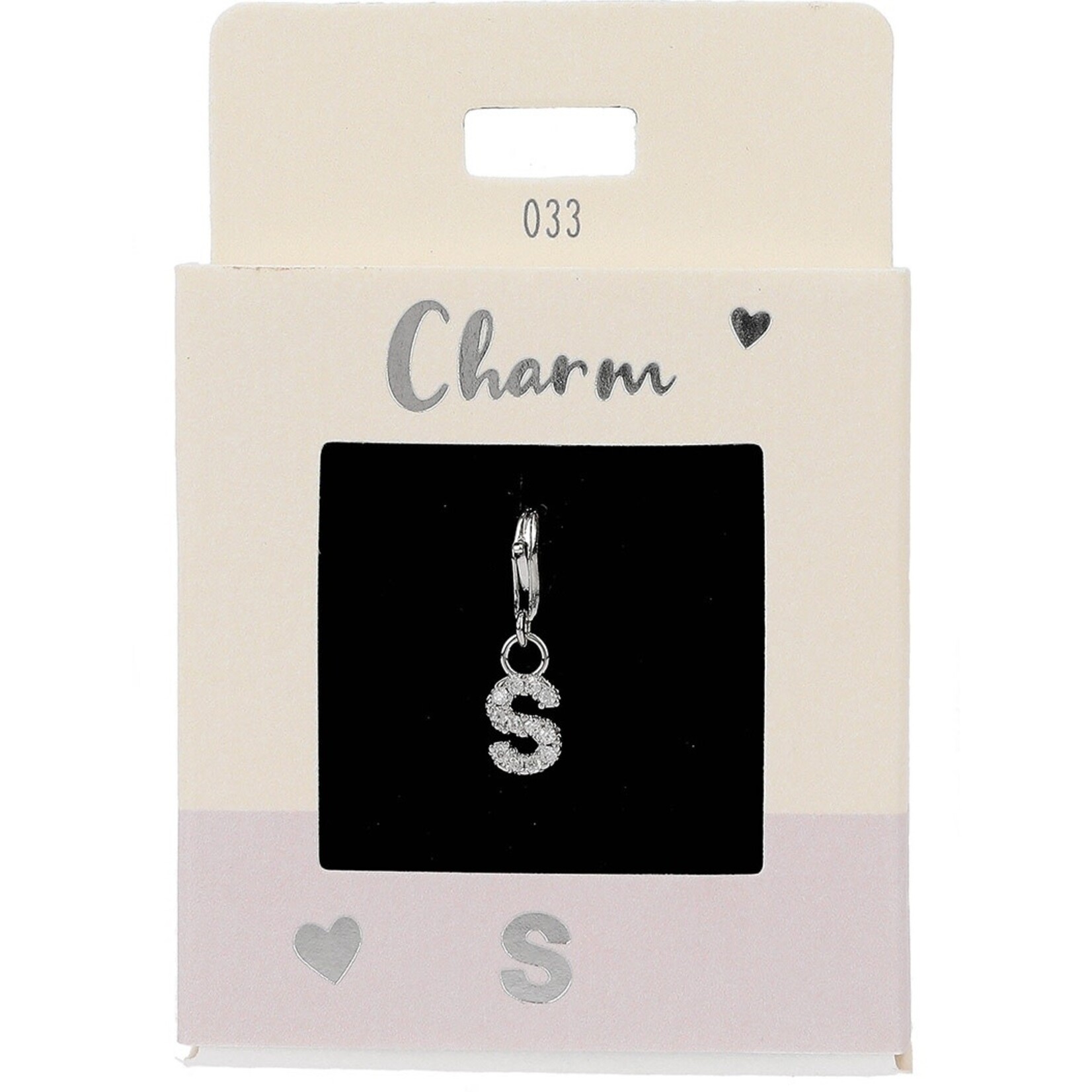 Express Yourself Hanger Letter S zilverkleurig