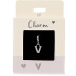 Express Yourself Hanger Letter V zilverkleurig