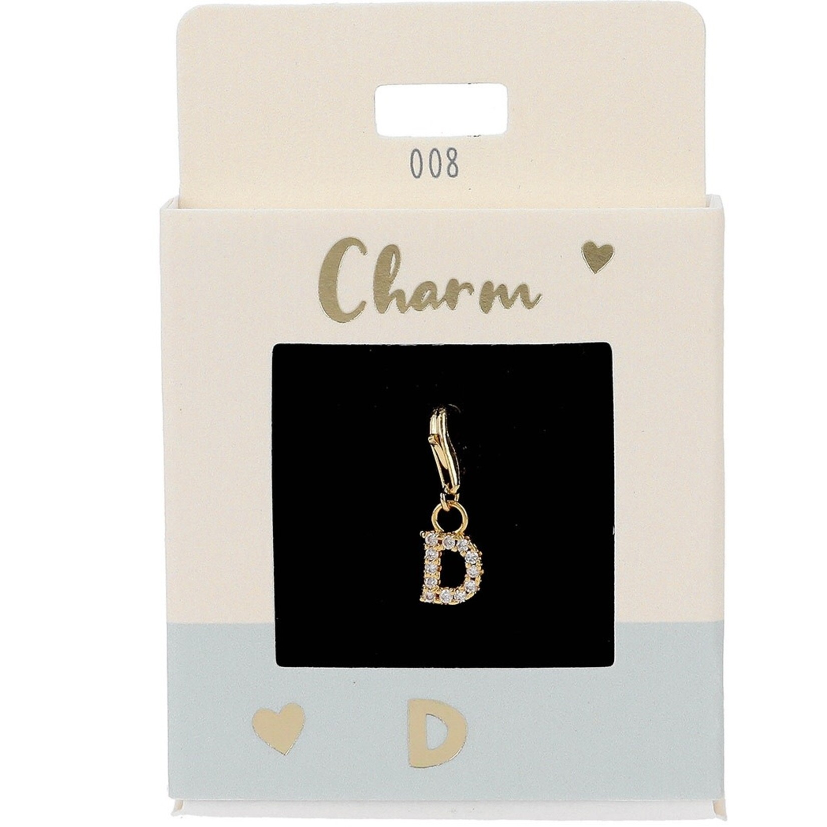 Express Yourself Hanger Letter D goudkleurig
