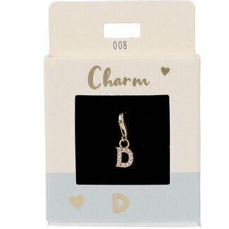 Express Yourself Hanger Letter D goudkleurig