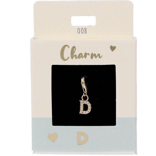 Express Yourself Hanger Letter D goudkleurig